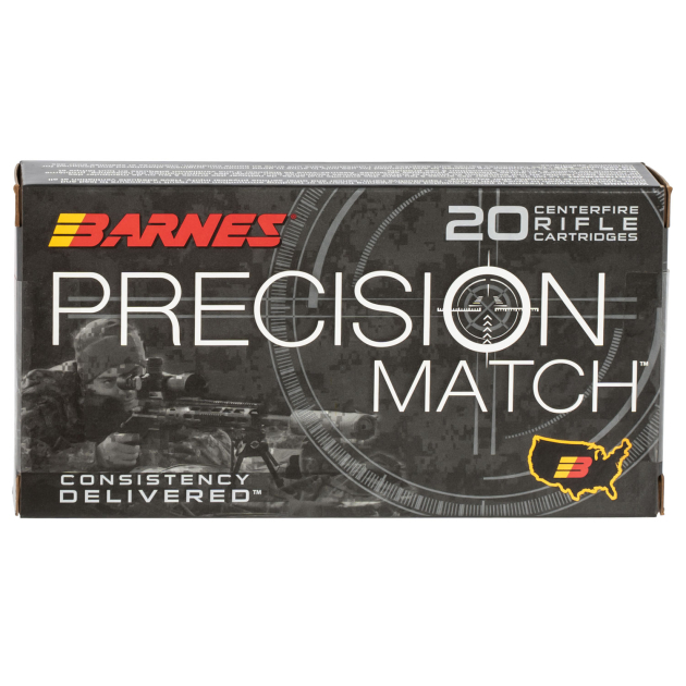 Barnes Bullets 30166 Precision Match  6.5Creedmoor 140gr Open Tip Match Boat Tail 20 Per Box/10 Case