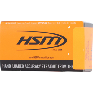 HSM AMMO RMFG 223 52GR MATCH - HPBT 50RD 20BX/CS