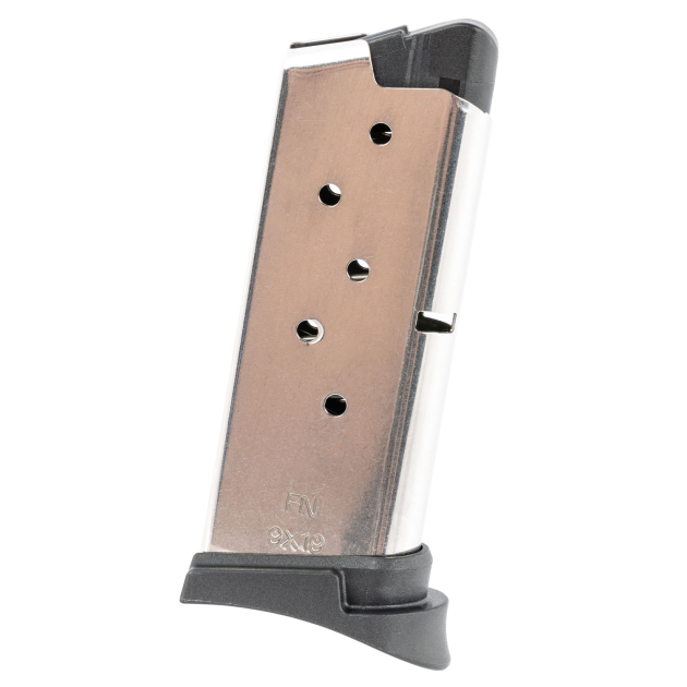 FN 20100262 503  6rd 9mm Luger Stainless/Black
