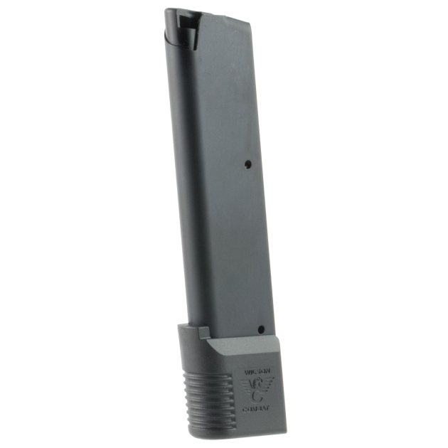 Wilson Combat 4745FS10B 1911  10rd Detachable w/ Wraparound Floor Plate 45 ACP Fits 1911 Government Black Stainless Steel