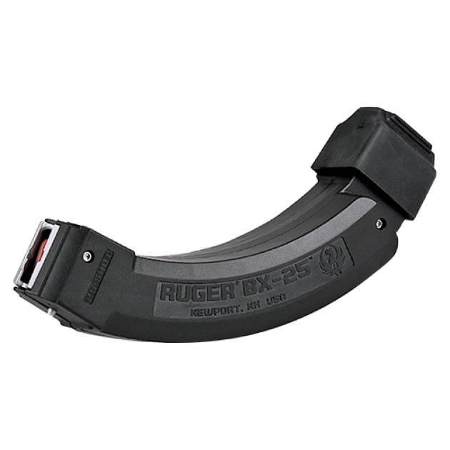 Ruger 90398 BX-25 Value Pack 25rd Magazine Fits Ruger 10/22/SR/American Rimfire/Charger 22LR Black 2 Pack