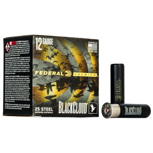 Federal PWBX134BBB Black Cloud FS 12Gauge 3.50" 1 1/2oz BBBShot 25 Per Box/10 Case