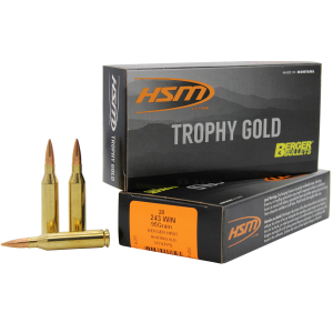 HSM 24395VLD Trophy Gold Extended Range 243 Win 95 gr Berger Hunting VLD Match 20 Per Box/ 25 Case