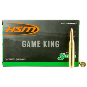 HSM 25061N Game King  25-06 Rem 100 gr Sierra GameKing Spitzer Boat Tail 20 Per Box/ 20 Case