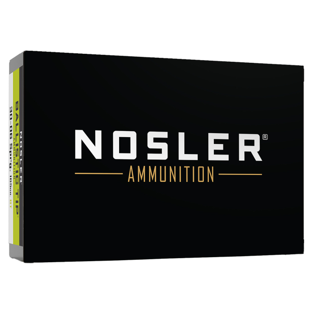 Nosler 40043 Ballistic Tip  30-06Springfield 165gr Spitzer Ballistic Tip 20 Per Box/10 Case