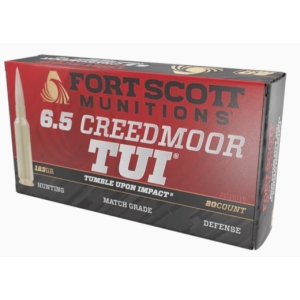 Fort Scott Munitions 6.5 Creedmoor Rifle Ammo - 123gr | 20rd Box