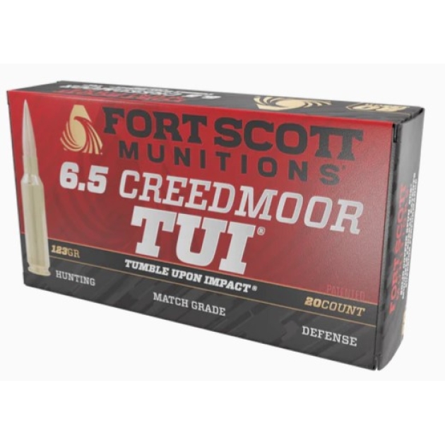 Fort Scott Munitions 6.5 Creedmoor Rifle Ammo - 123gr | 20rd Box