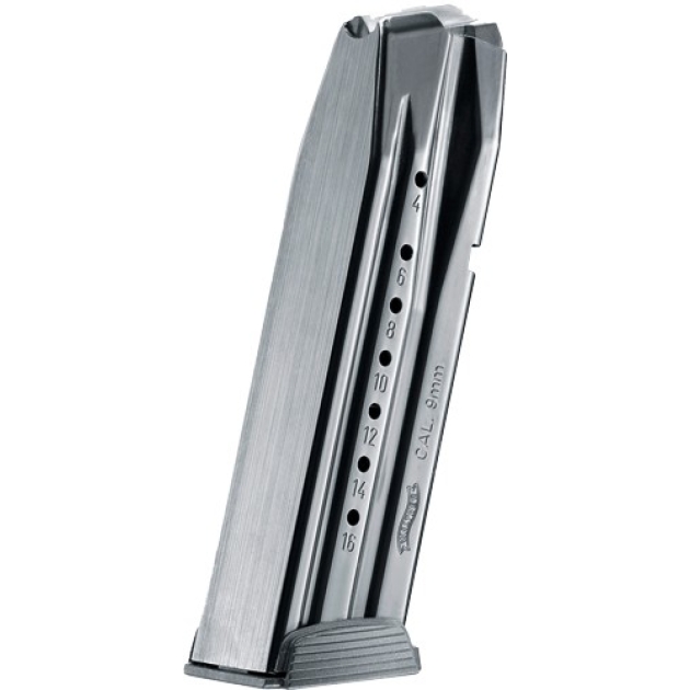 WALTHER MAGAZINE CREED/PPX - 9MM 16RD BLUED STEEL