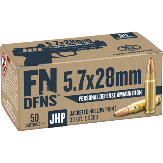 FN 5.7X28 30GR JHP SS200 - 50RD 10BX/CS