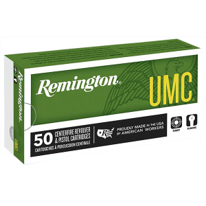 Remington Ammunition 23738 UMC  357Mag 125gr Jacketed Soft Point 50 Per Box/10 Case