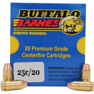 Buffalo Bore Ammunition 25C20 Buffalo-Barnes Strictly Business 357Sig 125gr Barnes TAC-XP Lead Free 20 Per Box/12 Case