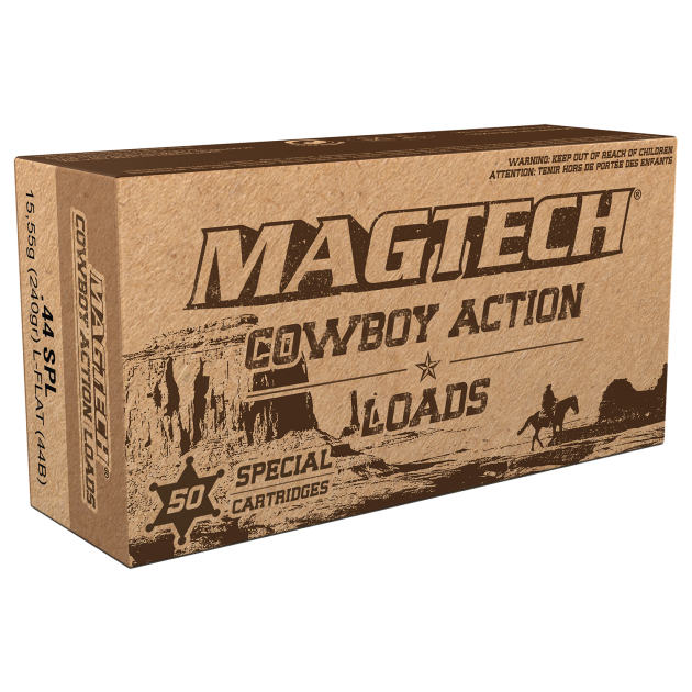 Magtech 44B Cowboy Action  44S&WSpl 240gr Lead Flat Nose 50 Per Box/20 Case