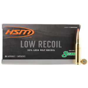 HSM 30844N Low Recoil  308 Win 150 gr Orange Polymer Tip 20 Per Box/ 25 Case