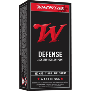 WINCHESTER USA 357 MAG 110GR - JHP 50RD 10BX/CS