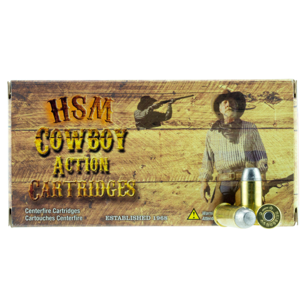 HSM 44R1N Cowboy Action  44 Russian 200 gr Round Nose Flat Point 50 Per Box/ 10 Case