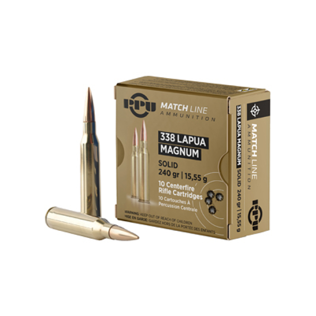 PPU 338 LAPUA MAG MATCH 240GR 10/200