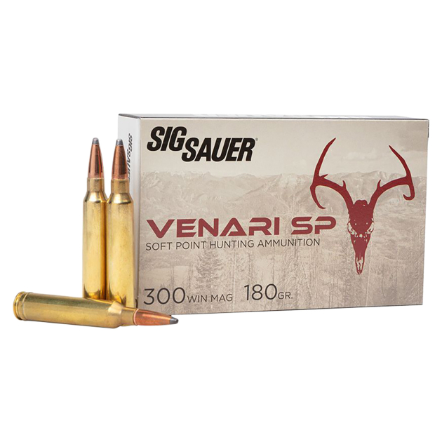 Sig Sauer V300WMSP18020 Venari  300WinMag 180gr Soft Point 20 Per Box/10 Case