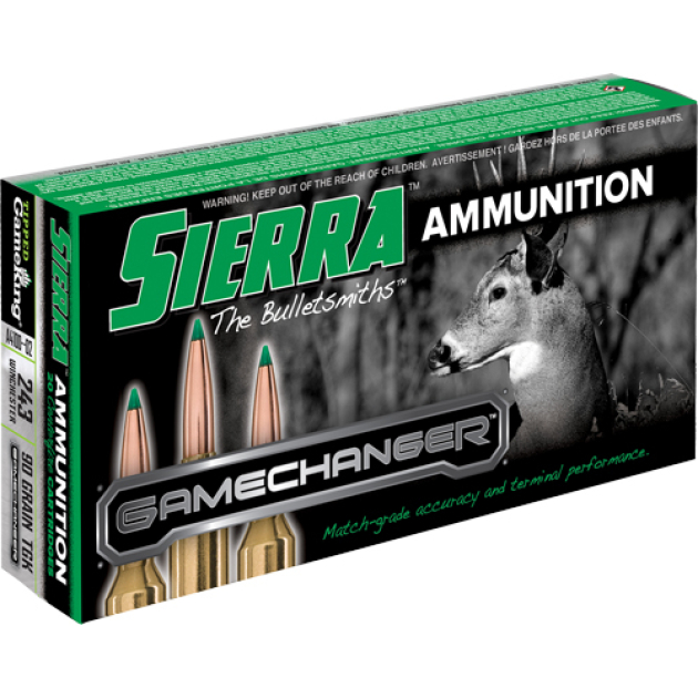 SIERRA GAMCHANGER 243 WIN 90GR - TIPPED GAMEKING 20RD 10BX/CS