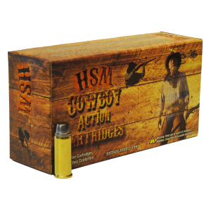 HSM 411N Cowboy Action  41 Rem Mag 210 gr Semi Wadcutter 50 Per Box/ 10 Case