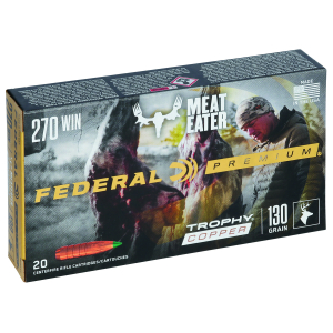 Federal P270TC1 Premium  270Win 130gr Trophy Copper 20 Per Box/10 Case