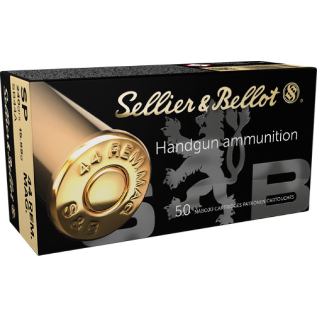 S&B 44 REM MAG 240GR JSP - 50RD 12BX/CS