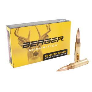 Berger Bullets 60040 Classic Hunter  308Win 168gr Hybrid Boat Tail 20 Per Box/10 Case