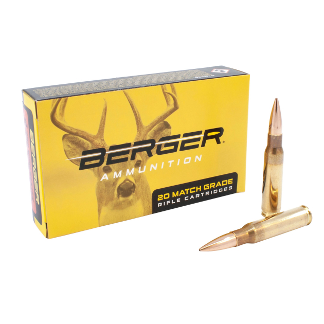 Berger Bullets 60040 Classic Hunter  308Win 168gr Hybrid Boat Tail 20 Per Box/10 Case