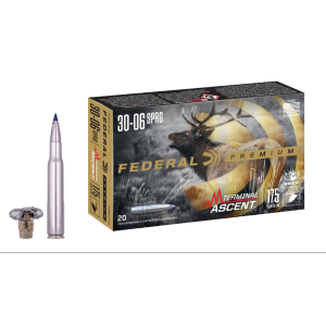 Federal P3006TA1 Premium Terminal Ascent 30-06Springfield 175gr 20 Per Box/10 Case