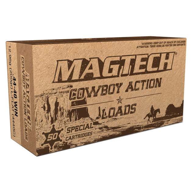 Magtech 4440C Cowboy Action  44-40Win 200gr Lead Flat Nose 50 Per Box/20 Case