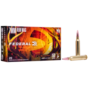 Federal F7RFS1 Fusion  7mmRem 150gr Bonded Soft Point 20 Per Box/10 Case