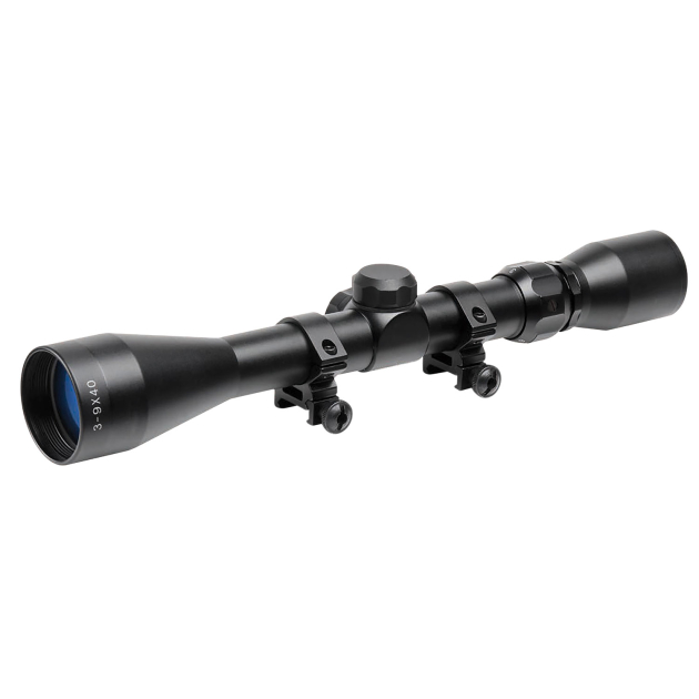 TruGlo TG-85394XB Buckline  Black Anodized 3-9x 40mm 1" Tube BDC Reticle