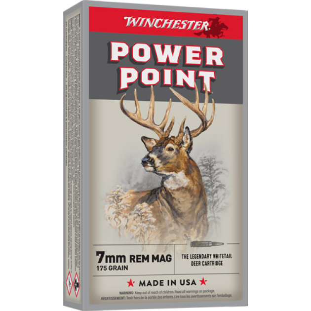 WINCHESTER SUPER-X 7MM REM MAG - 175GR POWER POINT 20RD 10BX/CS