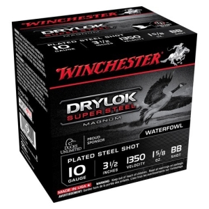 WINCHESTER DRYLOK 10GA 3.5" - 1-5/8OZ BB 1350FPS 25RD 10BX/C