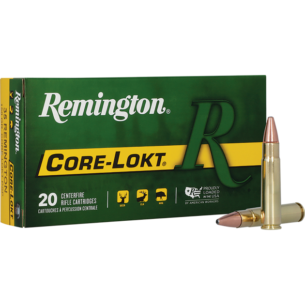 Remington Ammunition 21491 Core-Lokt  35Rem 150gr Soft Point Core-Lokt 20 Per Box/10 Case