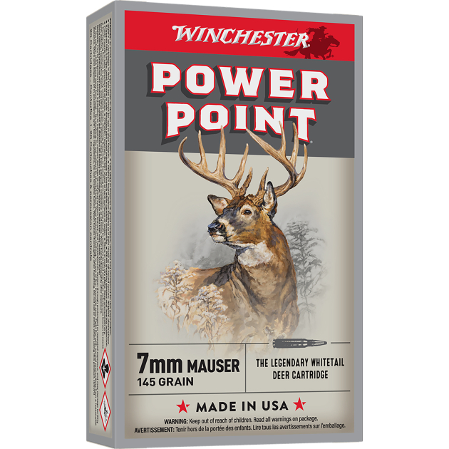 Winchester Ammo X7MM1 Super X  7mmMauser 145gr Power Point 20 Per Box/10 Case