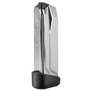 FN 20100735 545 Replacement Magazine 10rd 45 ACP Stainless Steel w/ Black Polymer Flush Floorplate Fits FN 545 Tactical