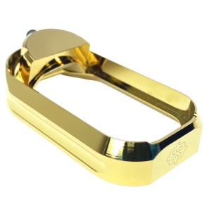 Cross Armory CRGFMWGD Flared Magwell  Compatible w/Glock Gen1-3 Gold Anodized Aluminum