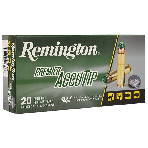 Remington Ammunition 27943 Premier Accutip 450Bushmaster 260gr AccuTip 20 Per Box/10 Case