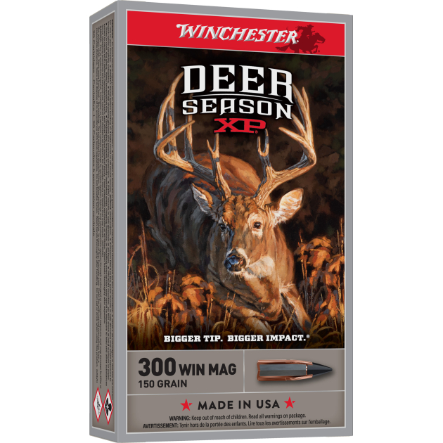 Winchester Ammo X300DS Deer Season XP 300WinMag 150gr Extreme Point 20 Per Box/10 Case