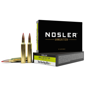 Nosler 40045 Ballistic Tip  7mmRemMag 150gr Spitzer Ballistic Tip 20 Per Box/10 Case