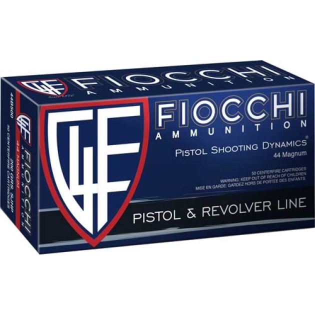 FIOCCHI 44 REM MAG 200GR SJHP - 50RD 10BX/CS