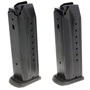 Ruger 90449 SR9C Value Pack 17rd Magazine Fits Ruger SR/SRc/9E 9mm Luger Blued 2 Pack