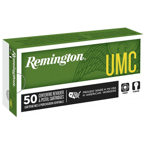 Remington Ammunition 23744 UMC  44RemMag 180gr Jacketed Soft Point 50 Per Box/10 Case