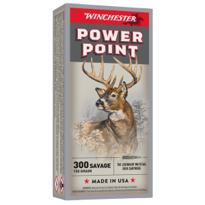 Winchester Ammo X3001 Power-Point  300Savage 150gr 20 Per Box/10 Case