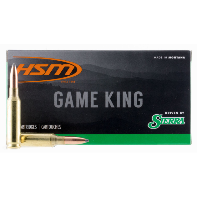 HSM 8MAUSER1N Game King  8mm Mauser 175 gr Pro Hunter 20 Per Box/ 20 Case