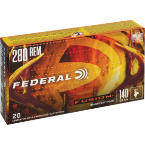 FEDERAL FUSION 280 REM 140GR - FUSION 20RD 10BX/CS