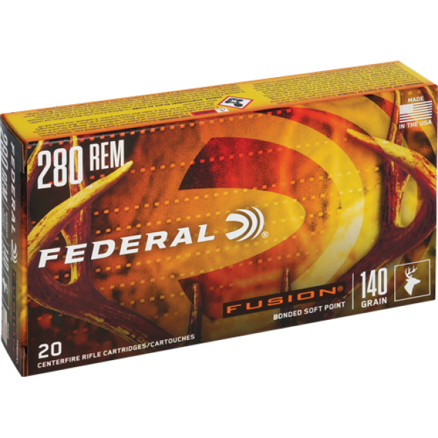FEDERAL FUSION 280 REM 140GR - FUSION 20RD 10BX/CS