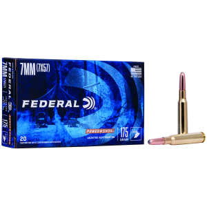 Federal 7A Power-Shok  7mmMauser 175gr Jacketed Soft Point 20 Per Box/10 Case