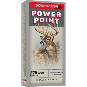 Winchester Ammo X270WSM Power-Point  270WSM 150gr 20 Per Box/10 Case