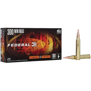 Federal F300WTFS3 Fusion  300WinMag 180gr Bonded Soft Point 20 Per Box/10 Case